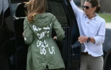 La veste de Melania Trump qui a créé la polémique lors de son déplacement au Texas le 21 juin 2018