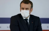 Emmanuel Macron le 4 décembre 2020 à l'hôpital Necker