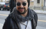 L'acteur mexicain Alejandro Edda, qui a incarné le rôle de "El Chapo" dans une série, lors de son arrivée au tribunal de Brooklyn, le 30 janvier 2019 à New York