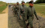 Des passionnés font revivre les affres de Verdun, symbole de la Grande Guerre, le 24 août 2018 à Fort Douaumont, près de Verdun (Meuse)