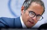 Rafael Grossi, directeur général de l'AIEA au siège de l'agence à Vienne, le 5 juin 2023