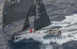 Le super-maxi australien Perpetual Loyal au départ de la Sydney-Hobart le 26 décembre 2016 à Sydney