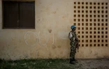 Un soldat de la Minusca à Bangui, le 14 décembre 2015