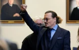 L'acteur américain Johnny Depp au tribunal de Fairfax, le 27 mai 2022 en Virginie