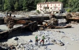 A Breil-sur-Roya, en France, le 5 octobre 2020 après des inondations dues à des pluies torrentielles