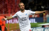 L'attaquant marseillais Valère Germain égalise contre Lille, le 16 février 2020 à Villeneuve-d'Ascq