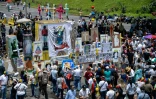 Manifestation contre le président du Venezuela Nicolas Maduro le 15 mai 2017 à Caracas