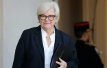La ministre du Travail, de la Santé, des Solidarités et de la Famille, Catherine Vautrin à la sortie de l'Elysée, le 19 mars 2025 à Paris