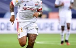 Memphis Depay, l'attaquant néerlandais de l'Olympique lyonnais, contre le PSG en finale de la Coupe de la Ligue le 31 juillet 2020 au Stade de France à Saint-Denis