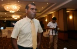 L'ancien président des Maldives Mohamed Nasheed, le 23 septembre 2018 à Colombo, au Sri Lanka