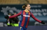 Le milieu français de Barcelone, Antoine Griezmann, auteur d'un doublé lors de la finale de la Supercoupe d'Espagne contre l'Athletic Bilbao, à Séville, le 17 janvier 2021