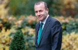 L'Allemand Manfred Weber, le patron des députés du Parti populaire européen (PPE) à son arrivée à Downing street, à Londres, le 15 novembre 2017.