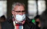 L'ancien suppléant de François Fillon au poste de député, Marc Joulaud arrivant au palais de justice de Paris le 22 novembre 2021
