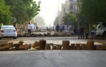Des barricades érigées sur l'une des principales artères de Khartoum, le 4 juin 2019 au Soudan