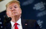 Donald Trump lors d'une conférence de presse au Forum économique de Davos, le 22 janvier 2020 en Suisse