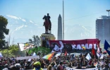 Manifestation pour le 1er anniversaire du début de la révolte sociale au Chili, le 18 octobre 2020 à Santiago