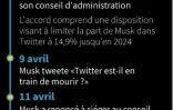 Musk et Twitter
