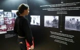 L'exposition au mémorial du camp de Rivesaltes dans les Pyrénées-Orientales le 21 novembre 2019