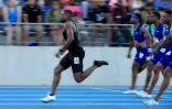 Christian Coleman Ă Des Moines (Etats-Unis) le 25 juillet 2019