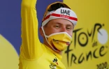Le Slovène Tadej Pogacar vainqueur de la 20e étape du Tour de France, un contre-la-montre entre Lure et La Planche des Belles Filles, le 19 septembre 2020