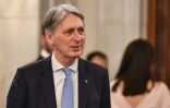 Le ministre des Finances Philip Hammond, à Bucarest le 5 avril 2019