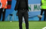 L'entraîneur de l'équipe d'Argentine Jorge Sampaoli réagit lors du match face à la Croatie au Mondial, le 21 juin 2018 à Nijni Novgorod