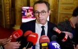 Le chef du groupe parlementaire "Les Républicains" au Sénat, Bruno Retailleau, le 7 novembre 2023 à Paris