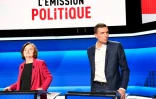 Nathalie Loiseau et Jordan Bardella, au coude à coude dans les sondages, ici le 4 avril 2019 sur le plateau de France 2
