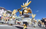 Des Boliviens fêtent la Journée de la Paz et la Vierge du Carmen, le 16 juillet 2021 à El Alto