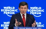 Le Premier ministre turc  Ahmet Davutoglu le 21 janvier 2016 à Davos-
