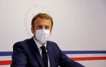 Le président Emmanuel Macron lors d'un conseil de défense sur la situation sanitaire, le 11 août 2021 au Fort de Brégançon, à Bormes-les-Mimosas