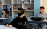 Reprise des cours dans un lycée à Athènes le 11 mai 2020