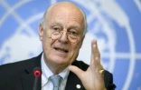 Staffan de Mistura, l'envoyé spécial de l'ONU pour la Syrie, à Genève le 6 octobre 2016.