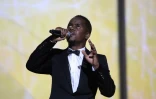 Le chanteur Black M aux Victoires de la Musique, le 13 février 2015 à Paris