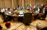 Photo de la réunion des ministres des Affaires étrangères des pays membres du Conseil de coopération du Golfe (CCG), le 4 décembre 2017 à Koweït