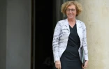 La ministre du Travail Muriel Penicaud quitte l'Elysée à Paris le 6 juin 2018