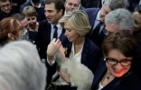 La candidate LR à la présidentielle Valérie Pécresse au salon de l'Agriculture, le 28 février 2022 Porte de Versailles, à Paris