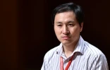Le chercheur chinois He Jiankui le 28 novembre 2018 lors du second Sommet international sur l'édition du génome à Hong Kong