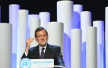 Le chef du gouvernement espagnol Mariano Rajoy lors du dernier meeting de campagne à Barcelone, le 25 septembre 2015