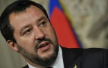 Matteo Salvini, patron de la Ligue, pressenti à l'Intérieur, à Rome le 21 mai 2018