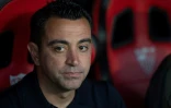 L'ancien entraîneur du FC Barcelone Xavi lors d'un match contre le Séville FC, le 26 mai 2024 au stade Sanchez Pizjuan