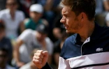 Le Français Nicolas Mahut contre l'Allemand Philipp Kohlschreiber au 2e tour de Roland-Garros, le 29 mai 2019 à Paris 