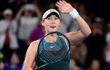 La Russe Mirra Andreeva victorieuse au premier tour de l'Open d'Australie le 12 janvier 2025 Ă Melbourne.