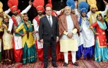 Le président François Hollande et le Premier ministre indien Narendra Modi le 24 janvier 2016 à Chandigarh 