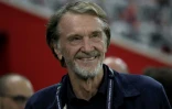 Le PDG britannique d'Ineos Jim Ratcliffe à l'Allianz Riviera de Nice, lors du quart de finale retour de Conference League entre Nice et le FC Bâle, le 20 avril 2023 