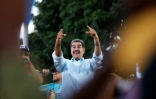 Le chef de l'Etat vénézuélien Nicolas Maduro lors d'un rassemblement à Caracas, le 17 août 2024, pour défendre sa victoire à l'élection présidentielle 