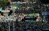 Manifestation à Sao Paulo contre le scandale de corruption Petrobras, le 4 décembre 2016 au Brésil