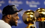 LeBron James avec Miami Heat à Miami le 20 juin 2013