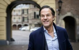 Le Premier ministre néerlandais sortant Mark Rutte à La Haye le 12 mars 2021