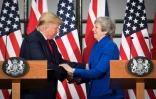 Le président américain Donald Trump et la Première ministre britannique Theresa May lors d'une conférence de presse conjointe à Londres, le 4 juin 2019